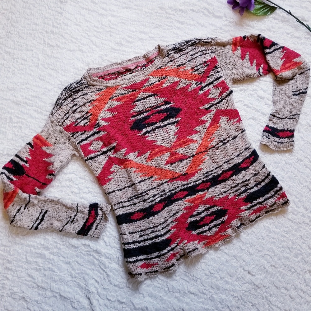 Triple Five Soul Knit Cotton Sweater Size Large